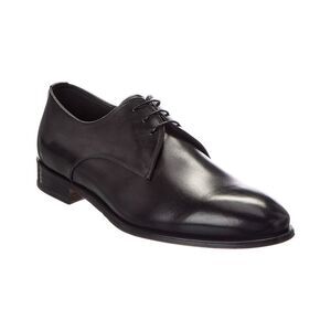 Isaia Leather Derby, Black